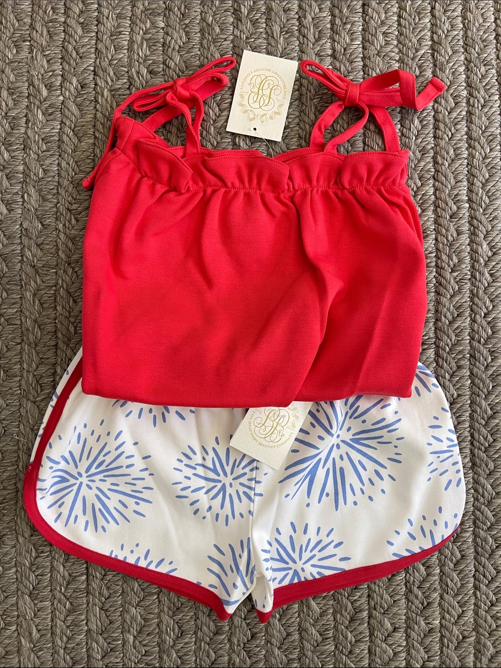 The Beaufort Bonnet Company Boom Sizzle shorts size 5 + Lainey top size 6, NWT